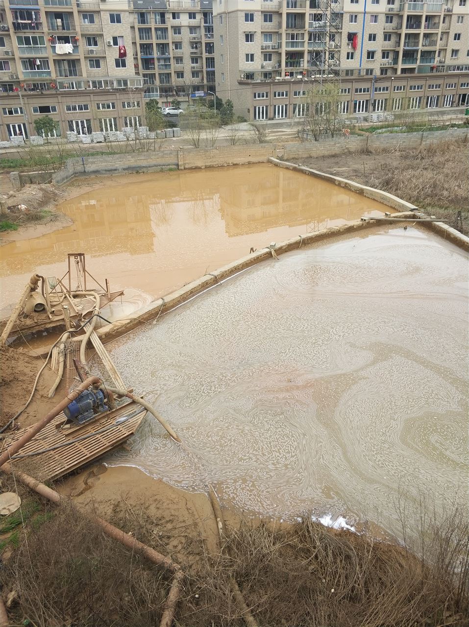 五常沉淀池淤泥清理-厂区废水池淤泥清淤
